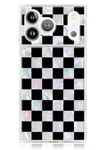SQUARE® Checkered Mother of Pearl iPhone Case