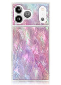 SQUARE® Pink Mother of Pearl iPhone Case