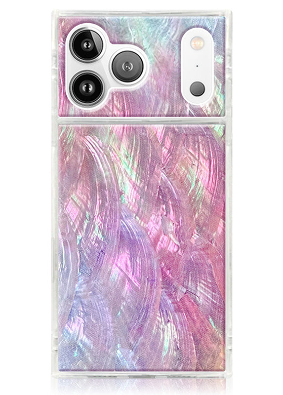SQUARE® Pink Mother of Pearl iPhone Case