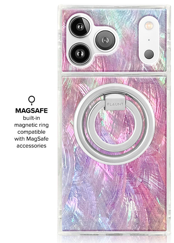SQUARE® Pink Mother of Pearl iPhone Case
