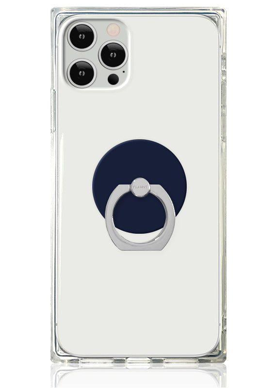 Matte Navy Adhesive Phone Ring Stand