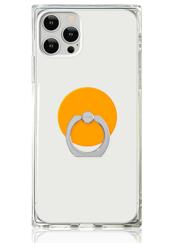 Neon Orange Adhesive Phone Ring Stand