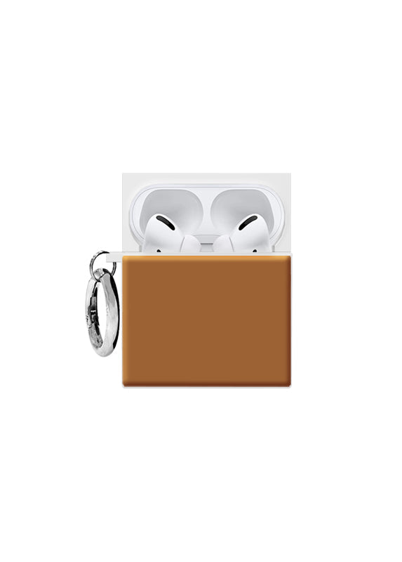 SQUARE® Nude Caramel AirPods Case