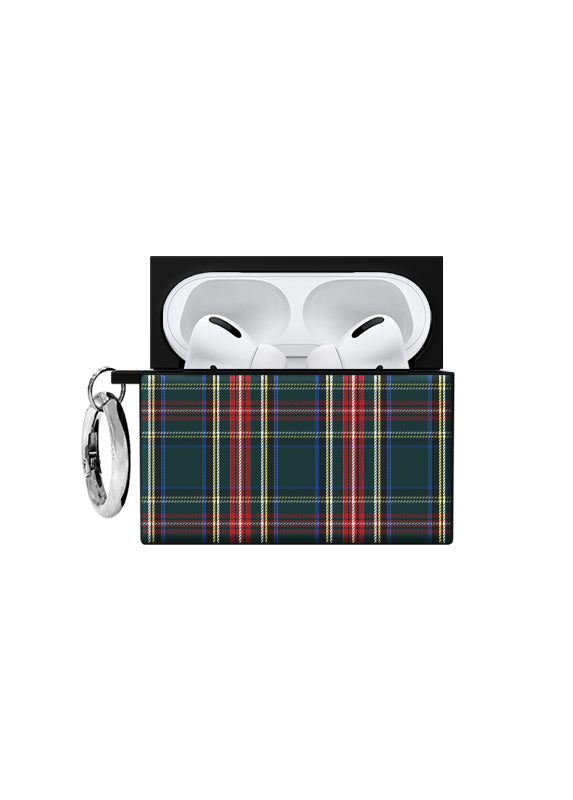 SQUARE® Green Plaid AirPods Case