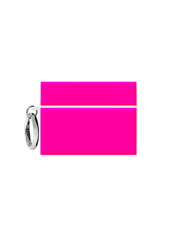 SQUARE® Neon Pink AirPods Case