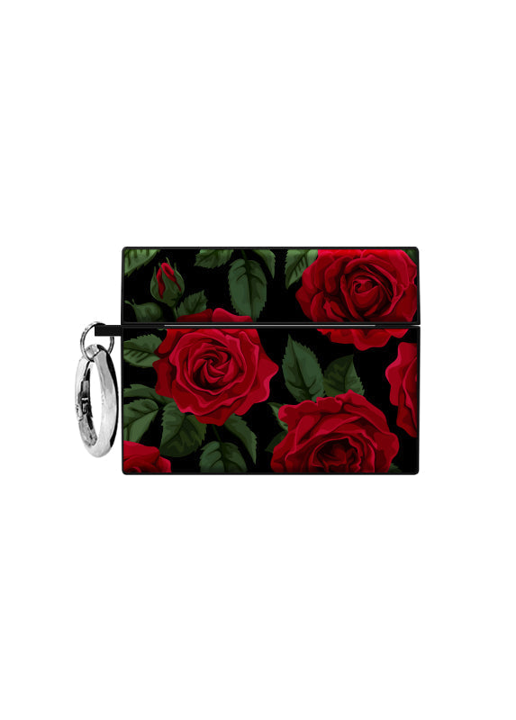 SQUARE® Rose Print AirPods Case