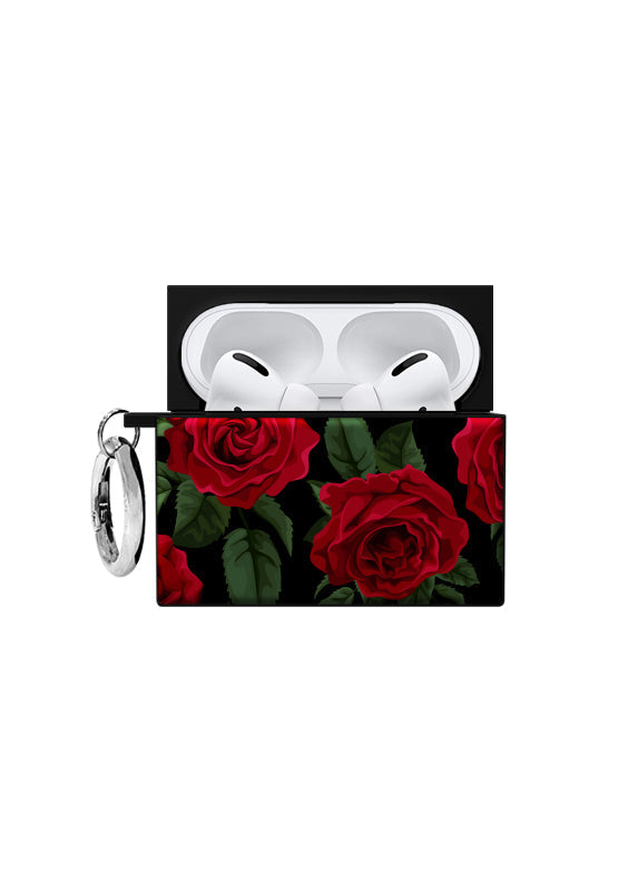 SQUARE® Rose Print AirPods Case