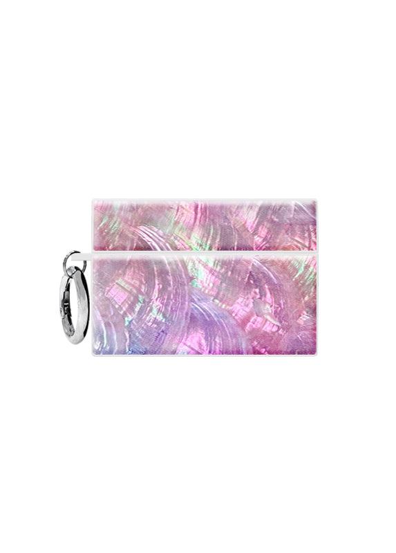 SQUARE® Pink Mother of Pearl AirPods Case
