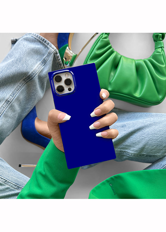 SQUARE® Cobalt Blue iPhone Case