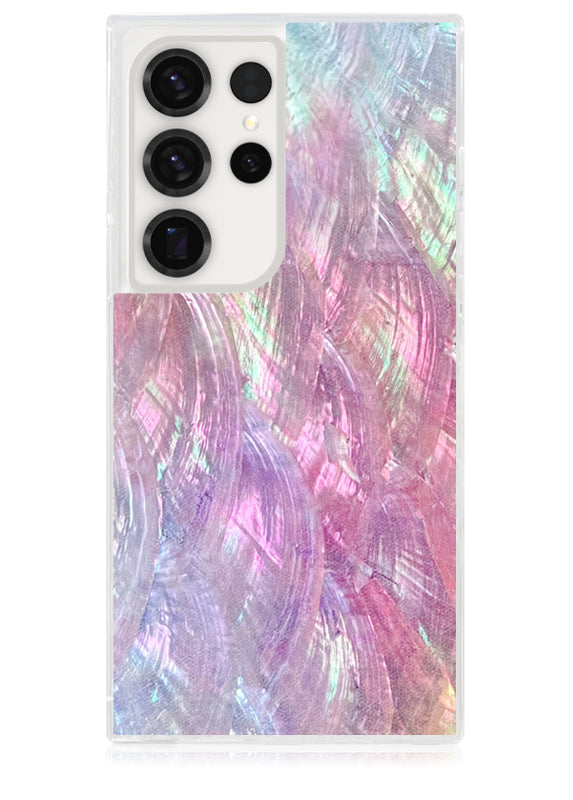 SQUARE® Pink Mother of Pearl Galaxy Case