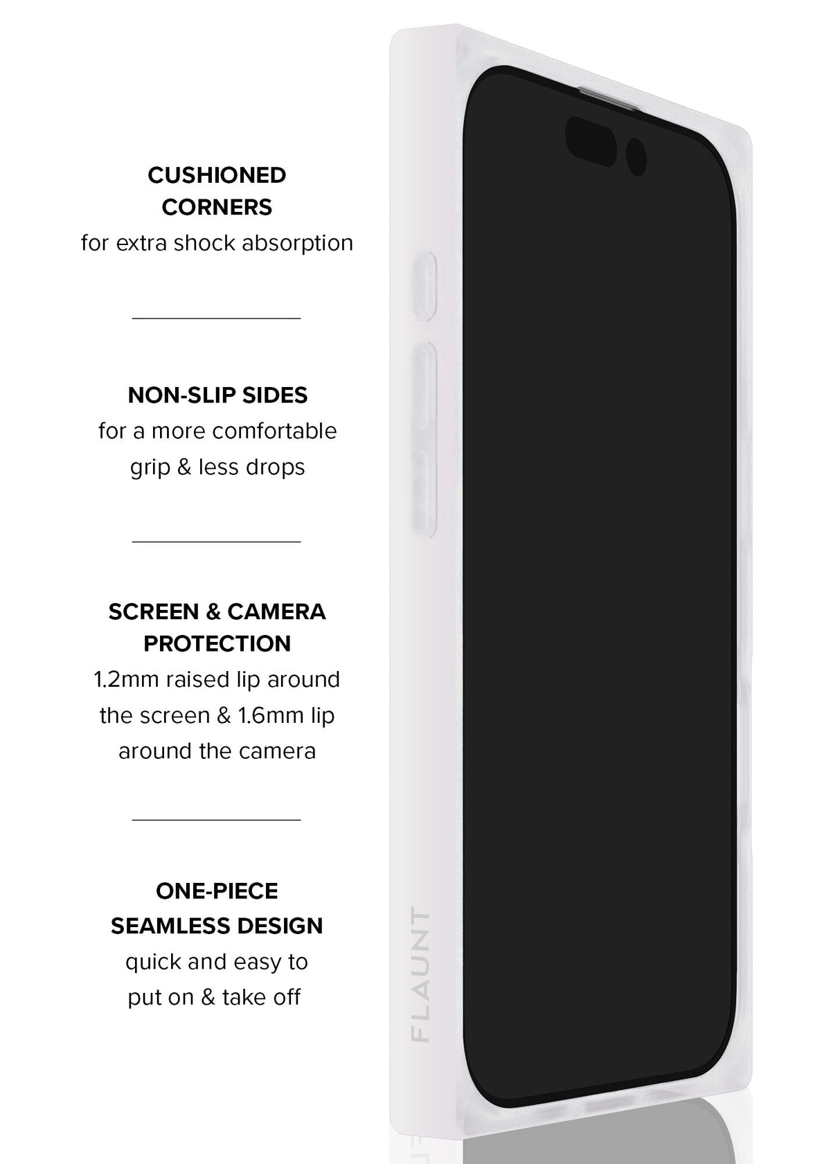 SQUARE® Icy Blue Pearl iPhone Case