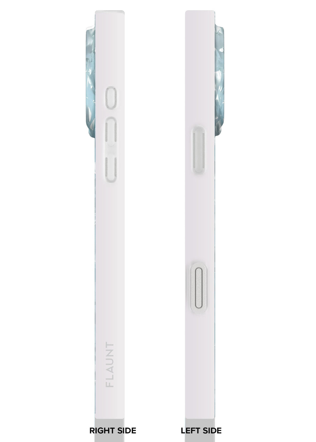 SQUARE® Icy Blue Pearl iPhone Case