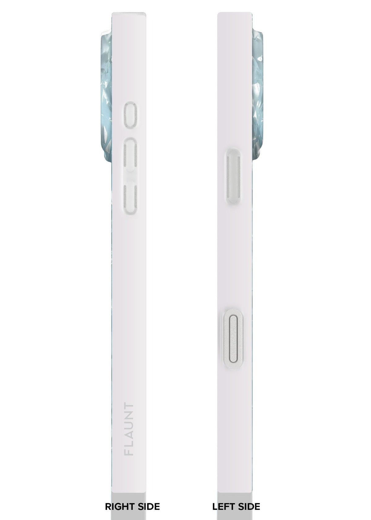 SQUARE® Icy Blue Pearl iPhone Case