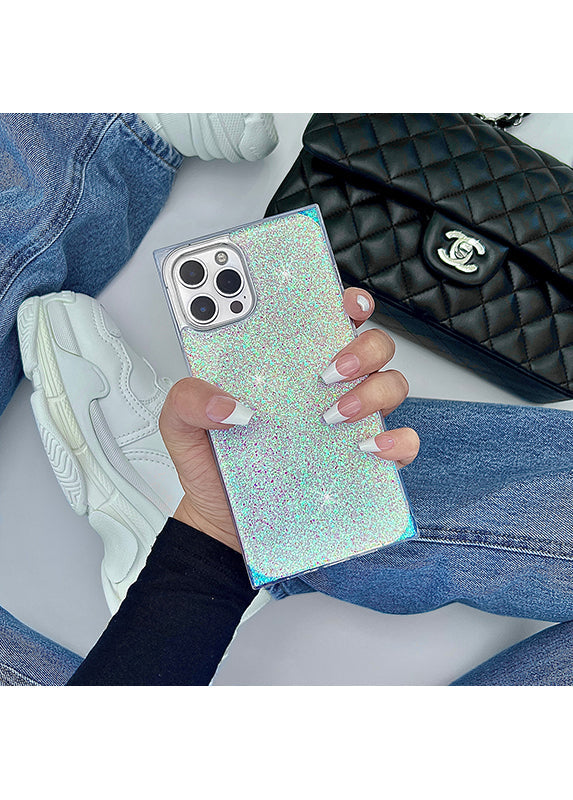 SQUARE® Iridescent Glitter iPhone Case