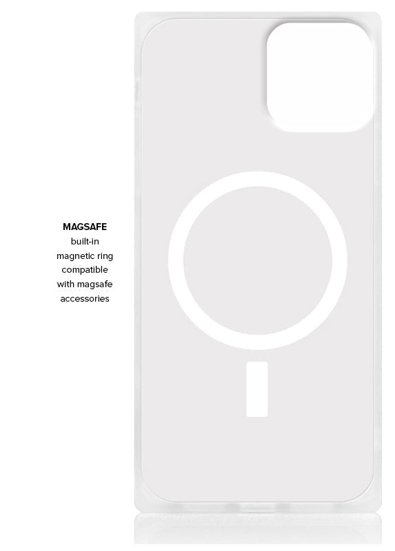 SQUARE® Black & White Tortoise Shell iPhone Case