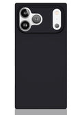 SQUARE® Matte Black iPhone Case