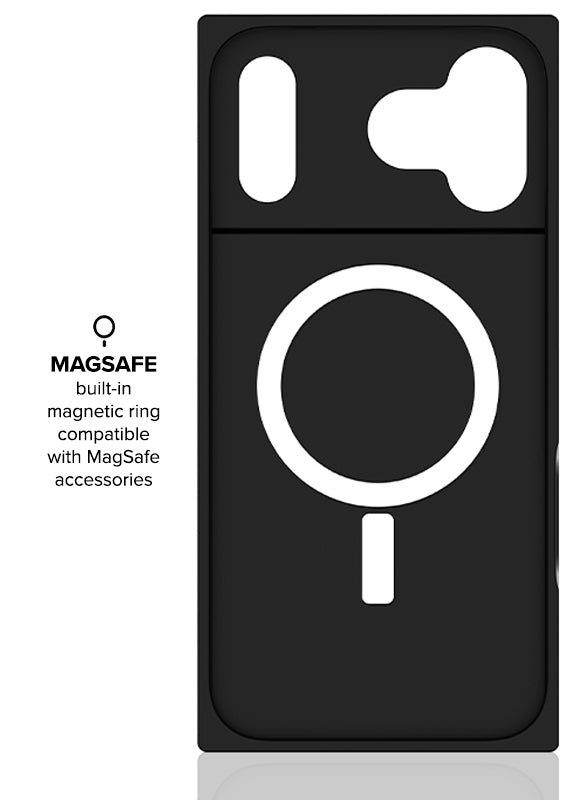 SQUARE® Matte Black iPhone Case