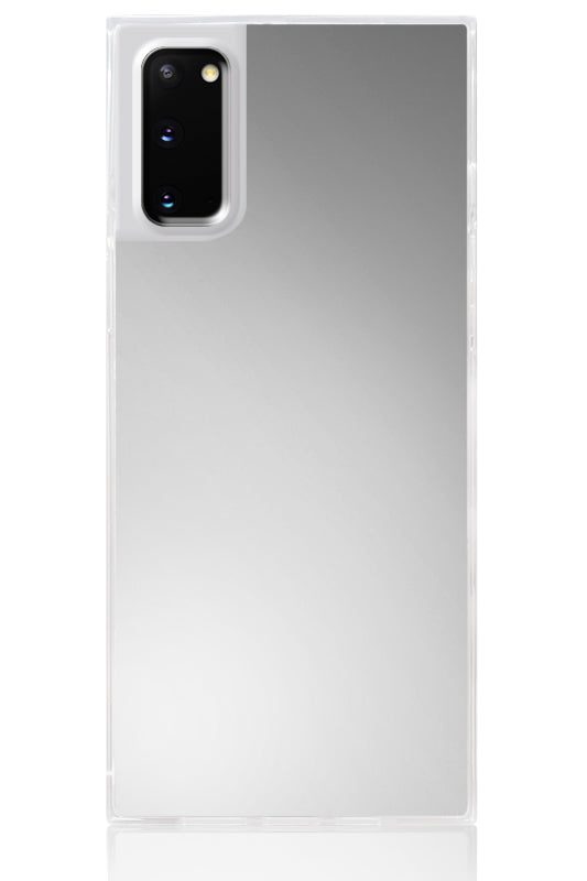 SQUARE® Metallic Silver Mirror Galaxy Case