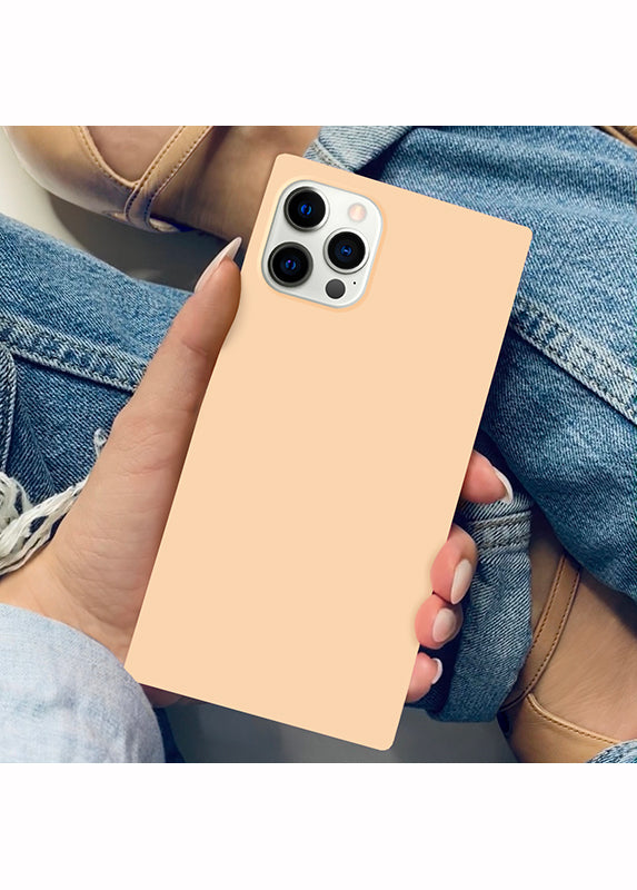 SQUARE® Nude Almond Galaxy Case