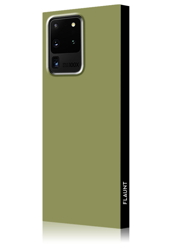 SQUARE® Olive Green Galaxy Case