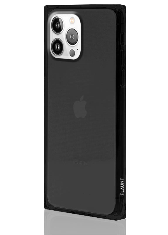 SQUARE® Clear Black iPhone Case