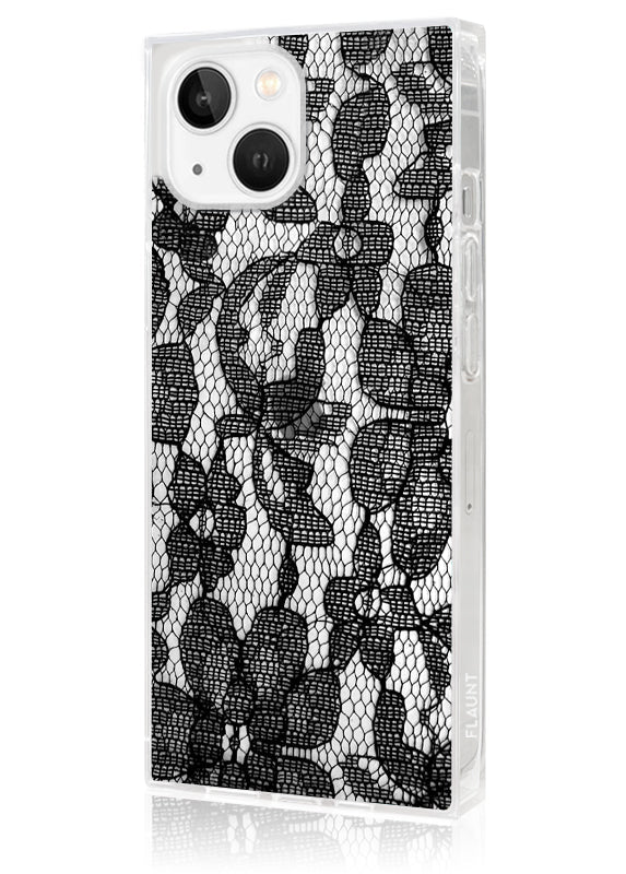 SQUARE® Black Lace iPhone Case