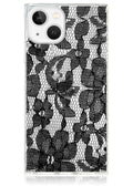 SQUARE® Black Lace iPhone Case
