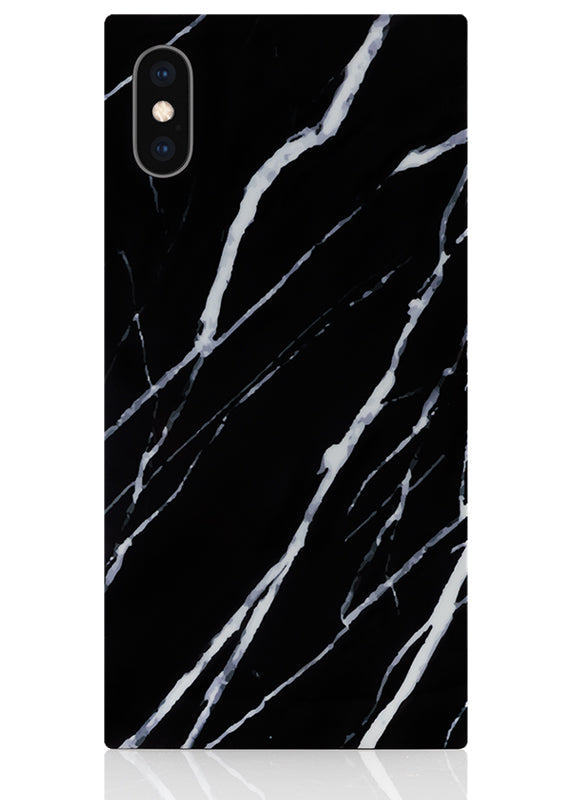 SQUARE® Black Marble iPhone Case
