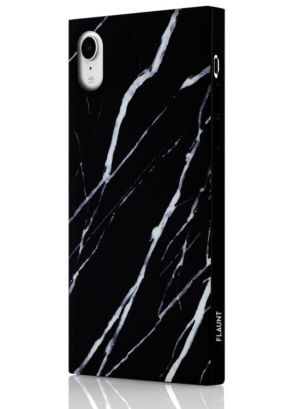 SQUARE® Black Marble iPhone Case
