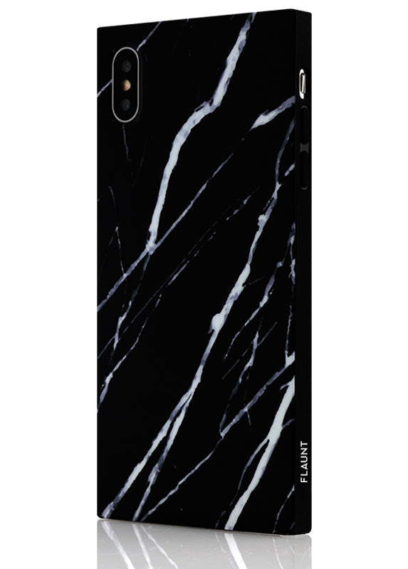 SQUARE® Black Marble iPhone Case