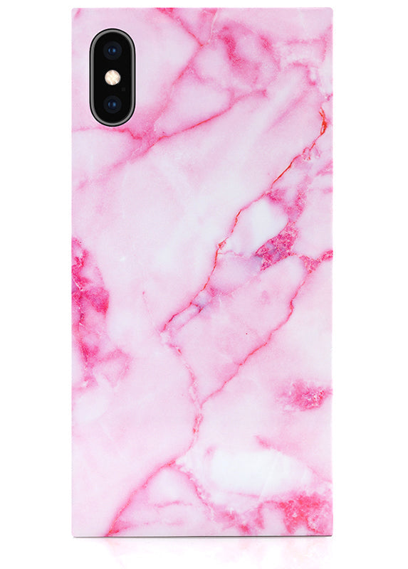 SQUARE® Pink Marble iPhone Case