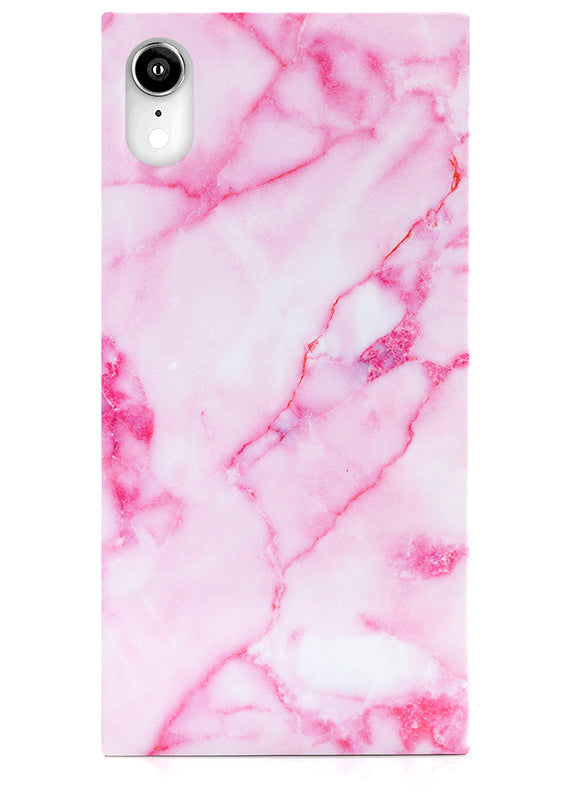 SQUARE® Pink Marble iPhone Case