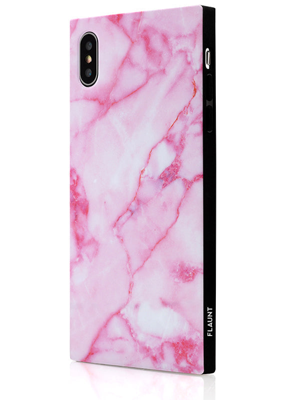 SQUARE® Pink Marble iPhone Case