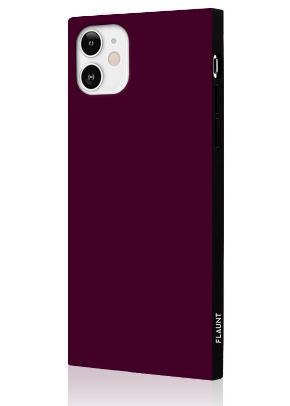 SQUARE® Burgundy iPhone Case