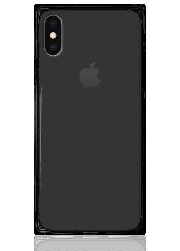 SQUARE® Clear Black iPhone Case
