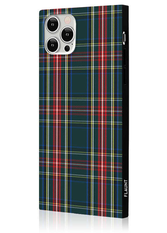 SQUARE® Green Plaid iPhone Case