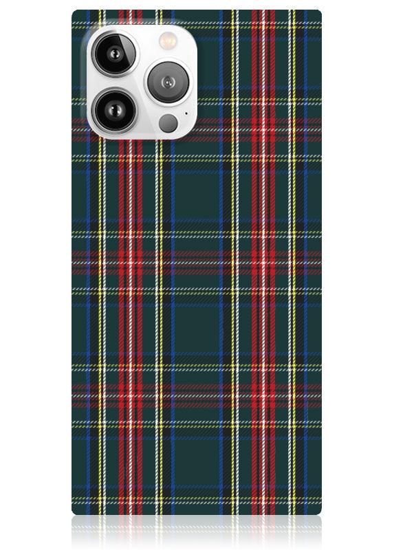 SQUARE® Green Plaid iPhone Case