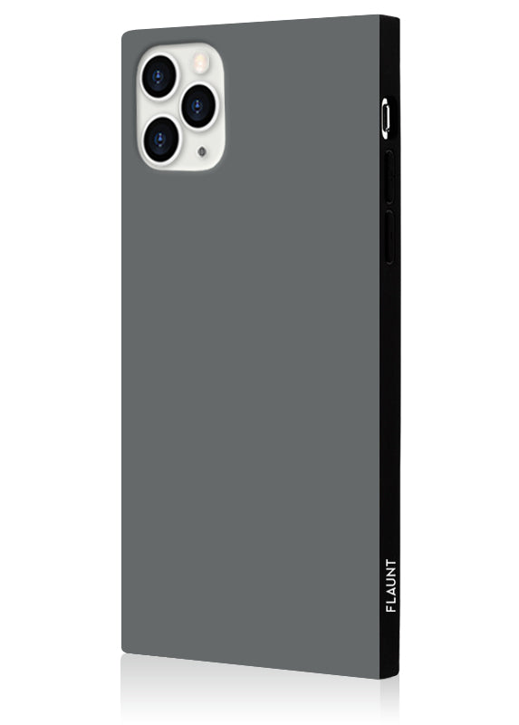 SQUARE® Matte Gray iPhone Case