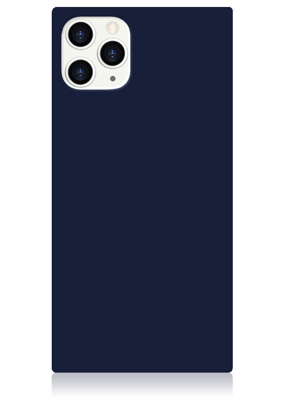 SQUARE® Matte Navy iPhone Case