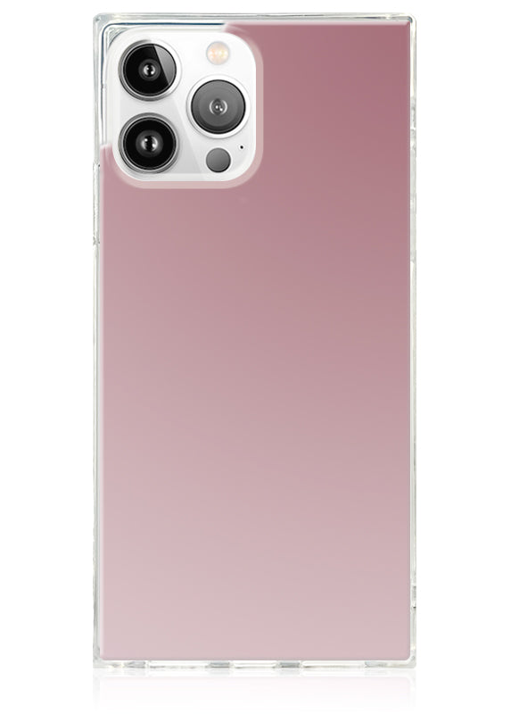 SQUARE® Metallic Rose Mirror iPhone Case