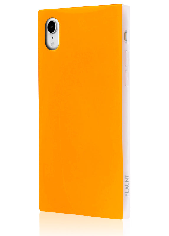 SQUARE® Neon Orange iPhone Case