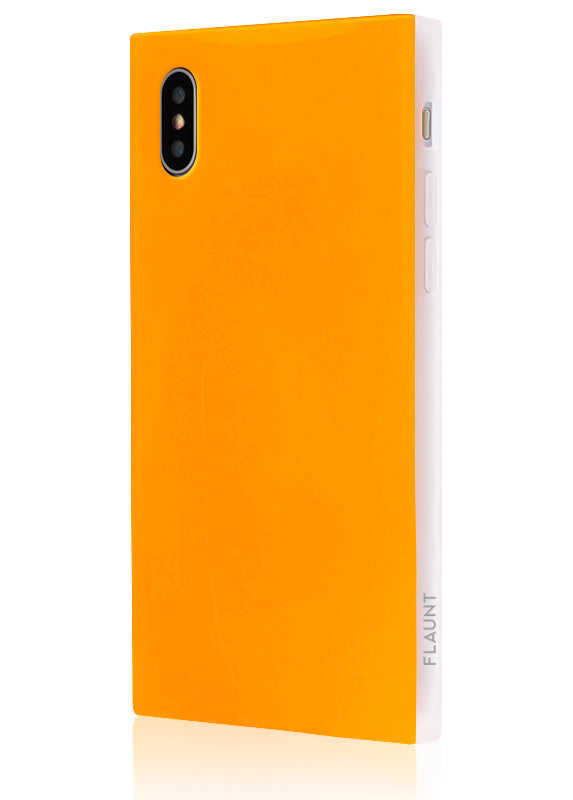 SQUARE® Neon Orange iPhone Case