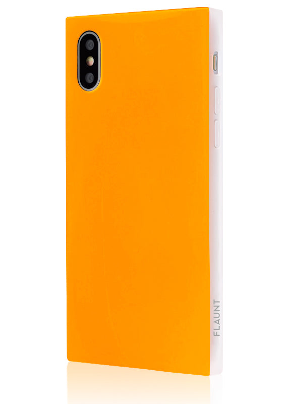 SQUARE® Neon Orange iPhone Case