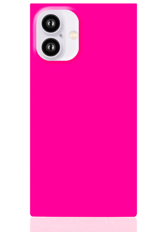 SQUARE® Neon Pink iPhone Case