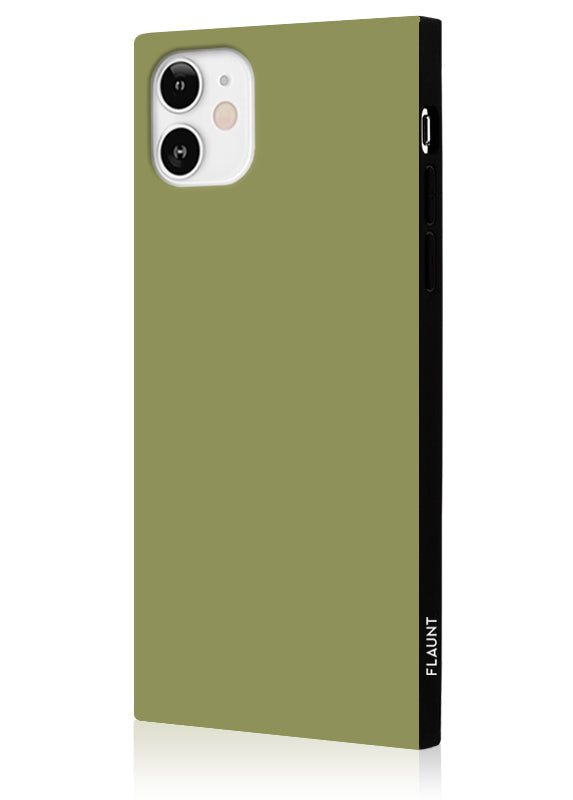 SQUARE® Olive Green iPhone Case
