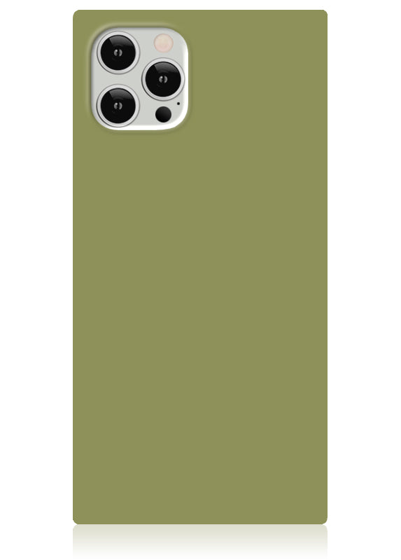 SQUARE® Olive Green iPhone Case