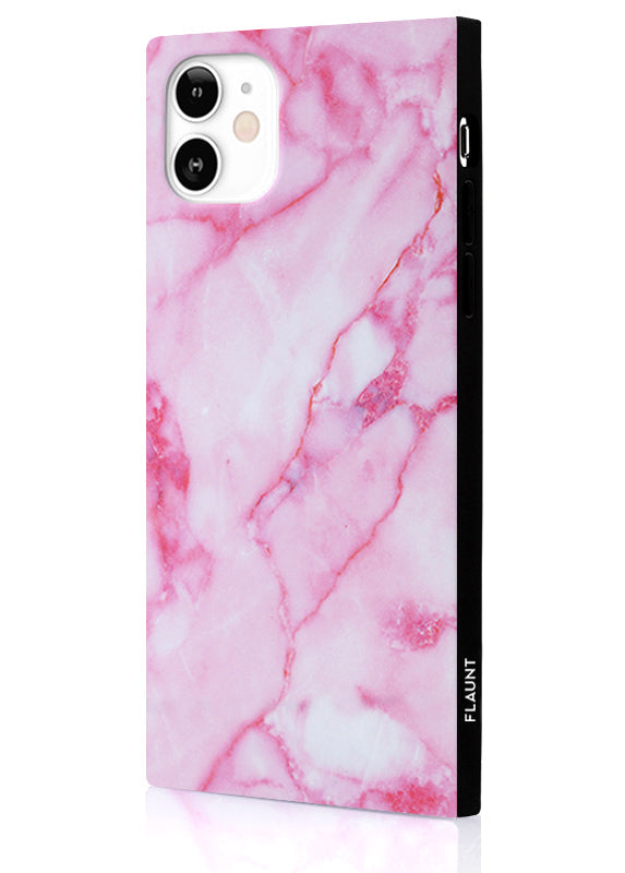 SQUARE® Pink Marble iPhone Case
