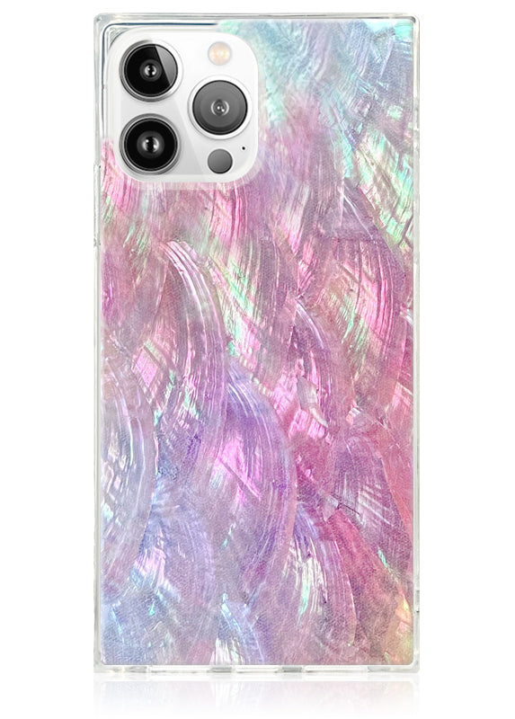 SQUARE® Pink Mother of Pearl iPhone Case