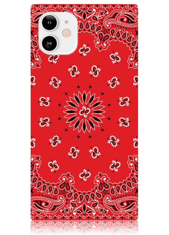 SQUARE® Red Bandana iPhone Case
