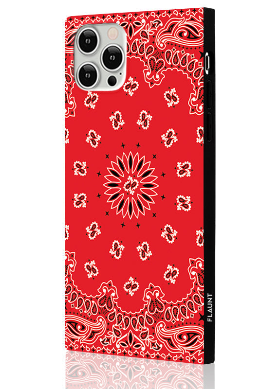 SQUARE® Red Bandana iPhone Case